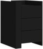 vidaXL Nachttisch Schwarz 45x50x65 cm Holzwerkstoff 848305 Bild 2