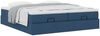 vidaXL Ottoman-Bett mit Matratzen Blau 180x200 cm Stoff 3311247 Bild 5