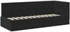 vidaXL Eckbettgestell mit Kopfteil Schwarz 80 cm x 200 cm Samt 42016373 Bild 4