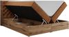 Boxspringbett mit Multipocket-Matratze und Zwei Bettkästen, Doppelbett mit Stauraum - ALBERO 3 - 180 x 200 cm - Orange Stoff - H3 Bild 5