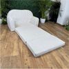 FORTISLINE Kindersofa Kindersofa Rosalia Ausklappbares Sofa aus Cord mit Verlängerung Bild 4