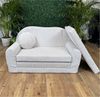 FORTISLINE Kindersofa Kindersofa Rosalia Ausklappbares Sofa aus Cord mit Verlängerung Bild 3
