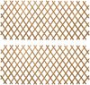 vidaXL Erweiterbares Spalierzaun 2 pcs Hellbraun 100x105 cm Bambus 42028067 Bild 2