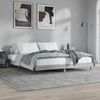 vidaXL Bettgestell ohne Matratze Grau Sonoma 180x200 cm Holzwerkstoff 832227 Bild 4