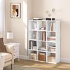 EUGAD Bücherregal, 1-tlg, 4 Ebenen, mit 12 Fächern, freistehendes Würfelregal Bild 2
