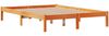 vidaXL Bettgestell mit Kopfteil ohne Matratze Wachsbraun 120x200 cm 3306558 Bild 4