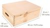 Creative Deco Aufbewahrungsbox Große mit Deckel 40x30x14 cm (1cm) Bild 2