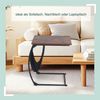 Relaxdays Beistelltisch mit Zeitungsablage C-Form Bild 3