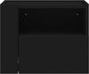 vidaXL Wand-Nachttische 2 Stk. Schwarz 45x30x35 cm 848314 Bild 5