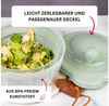 Westmark 2432224M Salatschleuder, Fassungsvermögen: 5 Liter, ø 26 cm, Kunststoff, BPA-frei, Fortuna, Mint-Grün, Standard Bild 3
