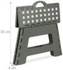 Relaxdays Klapphocker faltbar M hellgrau 2er Set Bild 5