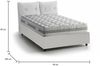 Dmora Anzi Einzelbett, Bettkasten mit Kunstlederbezug, 100 % Made in Italy, seitliche Öffnung, geeignet für Matratze 80 x 190 cm, Weiß Bild 3