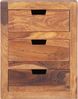 vidaXL Nachttisch 40x30x50 cm Massivholz Akazie Mango 286407 Bild 3