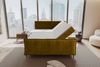 99rooms Vero Plus Boxspringbett 160x200 cm Cordstoff POSO Gold Bild 5