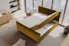 99rooms Vero Plus Boxspringbett 160x200 cm Cordstoff POSO Gold Bild 4