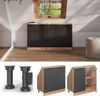 Küchenschrank für Dachschrägen R-Line Anthrazit Landhaus 80 cm mit 2 Türen Vicco Bild 5