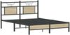 vidaXL Bettgestell ohne Matratze Sonoma-Eiche 140x200 cm Holzwerkstoff 4106945 Bild 5