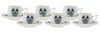 KARACA Iznik New Form Kaffeeservice Fur 6 Personen, 100ml 6x Espressotasse und 6x Untertasse, Robuste Mokkatasse, Dicker Trinkrand, Espressotassen, Porzellan Bild 2