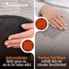 LazyCloud Sitzsack für Erwachsene mit integrierter [Nackenstütze] Cord | XXL Indoor Bean Bag mit Füllung | perfekt als Chill-, Lese- oder Gaming Sessel (90 x 80 x 70 cm) (Leichtgrau) Bild 5