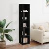 vidaXL Eckregal Schwarz 33x33x164,5 cm Holzwerkstoff 809045 Bild 3