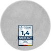Andiamo Badematte Arezzo, Badvorleger, Badezimmer Teppich, Duschvorleger, Höhe 16 mm, rutschhemmend beschichtet, schnell trocknend, fußbodenheizungsgeeignet, Polyester, rund, Uni Farben, weich & kuschelig, auch in rund & als 2er Set erhältlich Bild 2