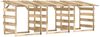 vidaXL Pergolen mit Dach 3 Stk. 100x90x100 cm Kiefernholz Imprägniert 3096645 Bild 2