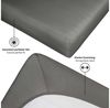 Esprit Spannbettlaken PREMIUM Spannbettlaken, 95% Baumwolle, 5% Elasthan, Gummizug: rundum, (2 Stück), 100 x 200 cm - 2er Set in Anthrazit Bild 3