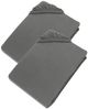 Esprit Spannbettlaken PREMIUM Spannbettlaken, 95% Baumwolle, 5% Elasthan, Gummizug: rundum, (2 Stück), 100 x 200 cm - 2er Set in Anthrazit Bild 2