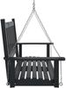 vidaXL Hollywoodschaukel mit Metallketten Schwarz Massivholz Tanne 4008978 Bild 5