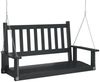 vidaXL Hollywoodschaukel mit Metallketten Schwarz Massivholz Tanne 4008978 Bild 2