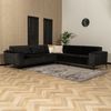 Bronx71 Ecksofa Vegas Samt schwarz links/rechts Bild 3