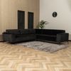Bronx71 Ecksofa Vegas Samt schwarz links/rechts Bild 4
