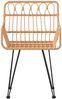 vidaXL Gartenstühle 2 Stk. mit Armlehnen 56x64x80 cm PE-Rattan 319426 Bild 4