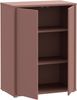 Forte ALICE SPRINGS Kommode 75 80, moderne Kommode mit 2 Drehtüren, Wohnzimmer, Flur, Schlafzimmer, Holzwerkstoff, Terrakotta, 74,5 cm breit x 99,1 cm hoch x 41,5 cm tief Bild 5