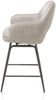 2er Set NIKOLAS Barhocker grau Bild 2