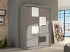 Kleiderschrank Miami III, ohne Beleuchtung, Farbe: Cashmere / Spiegel Bild 2
