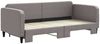 vidaXL Tagesbett Ausziehbar Taupe 90x200 cm Stoff 3196819 Bild 3