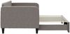 vidaXL Tagesbett Ausziehbar Taupe 90x200 cm Stoff 3196819 Bild 4