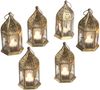 Orientalische Glas-Windlichter Nael Transparent 6er Set Bild 1