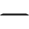vidaXL Schweberegale 2 Stk. Schwarz 120x23,5x3,8 cm MDF 323842 Bild 4