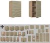 Hängeschrank Fame-Line Eiche Paneel 45 cm Vicco Bild 5