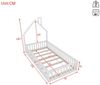 Merax Kinderbett (1-tlg), 90x200cm aus Kiefer,Bodenbett mit Lattenrost,Holzbett,Doppelbett Bild 4