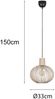 Pendelleuchte GILA mit Gitter Lampenschirm Beige Ø 33cm Bild 4