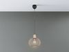 Pendelleuchte GILA mit Gitter Lampenschirm Beige Ø 33cm Bild 3