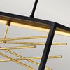 Elstead Styx LED Hängeleuchte rechteckig schwarz gold 3000K Bild 4
