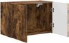 vidaXL TV-Wandschrank Wandmontiert Geräucherte Eiche 59,5 x 31 x 40 cm 892339 Bild 5