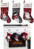 XXL Nikolausstiefel Nikolausstrumpf Weihnachtsdeko 45cm 54726 Schneemann_54726 Bild 1