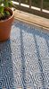 In- & Outdoor Teppich - Alef 150 x 80 cm - blau Bild 3