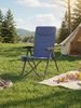 SONGMICS Campingstuhl faltbar, 2er Set, 95°-150° verstellbare Rückenlehne, Klappstuhl, drehbarer Getränkehalter, Tragetasche, Schultergurt, für Garten, Camping, Angeln, blau Bild 4