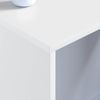 vidaXL Wandtisch Wandmontiert Weiß 80 x 45 x 30 cm Holzwerkstoff 891392 Bild 4